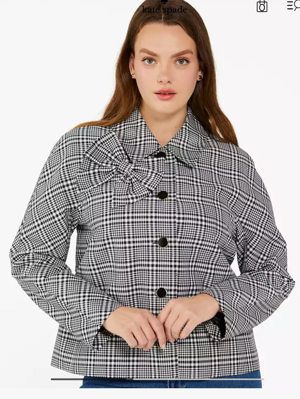 Kate Spade Dorothy Swing Coat XL
